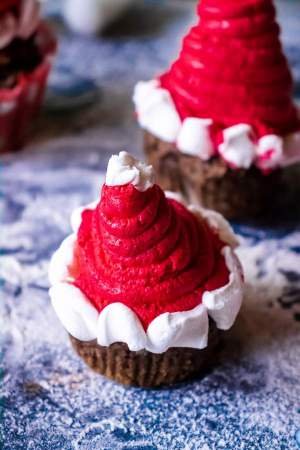 best christmas santa cupcakes