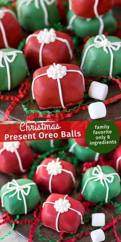 christmas oreo balls 