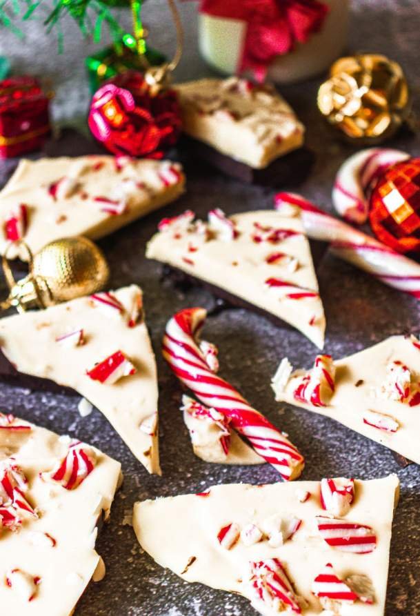 Easy Peppermint Bark Candy 