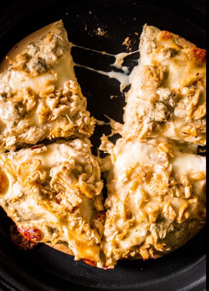 cheesy Buffalo Chicken Pizza 