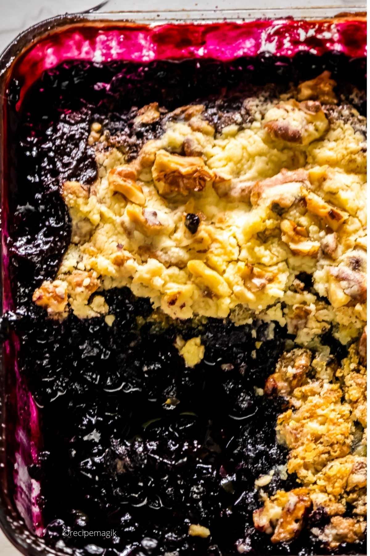 Blueberry Dump cake