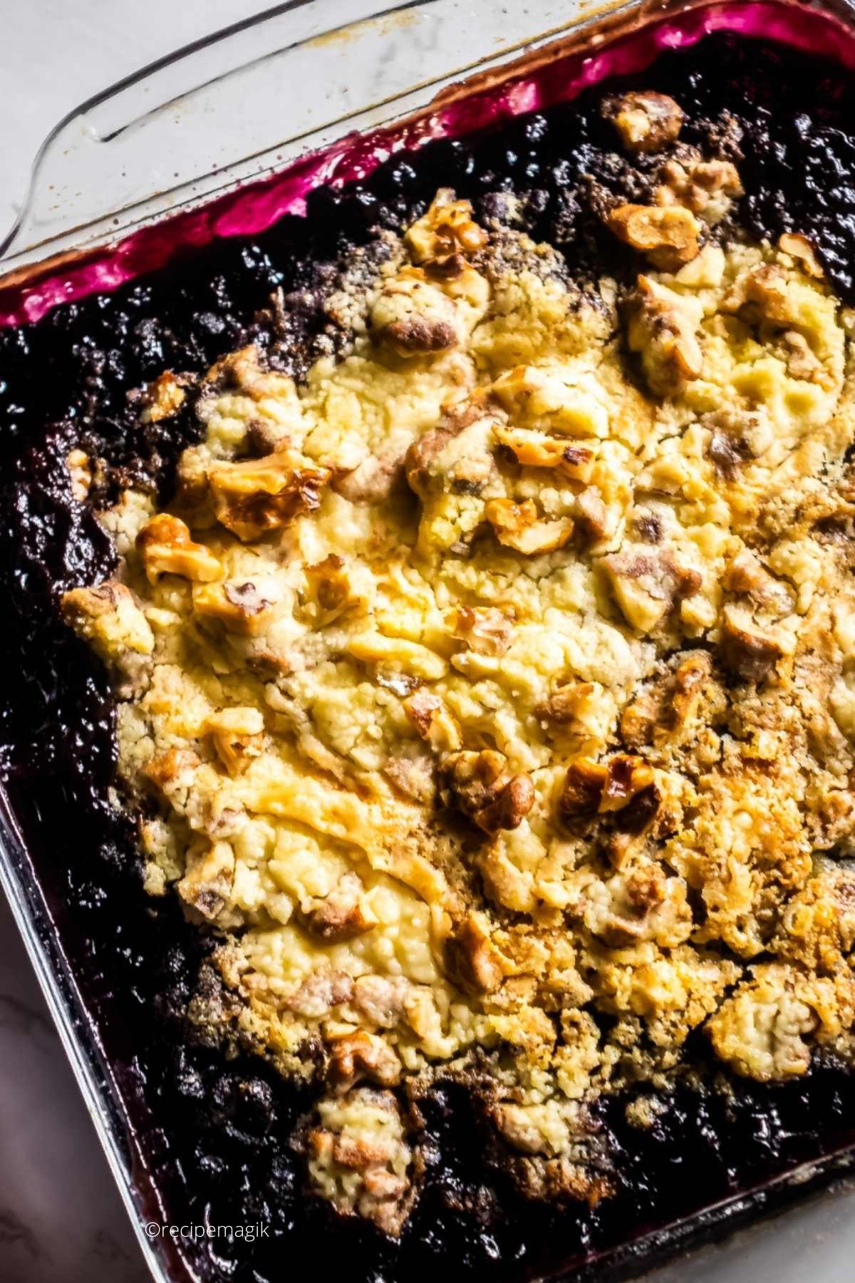 Blueberry Dump cake