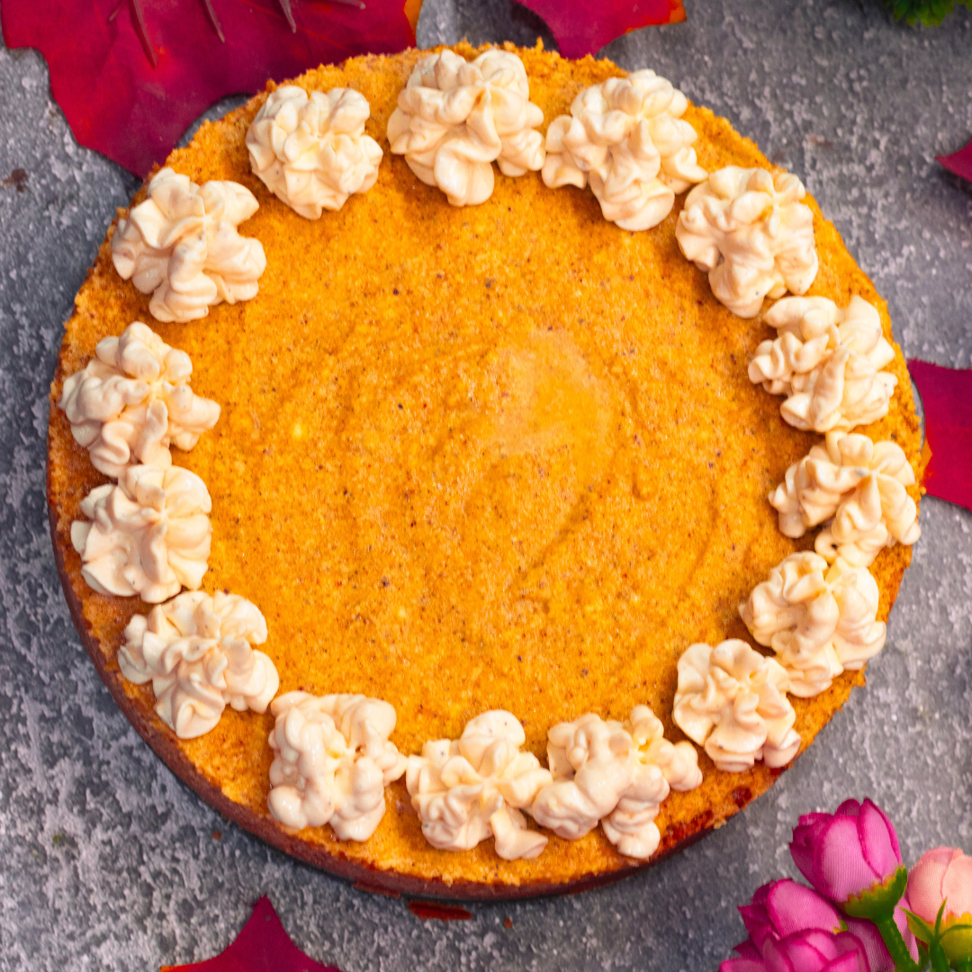 Keto No Bake Pumpkin Cheesecake